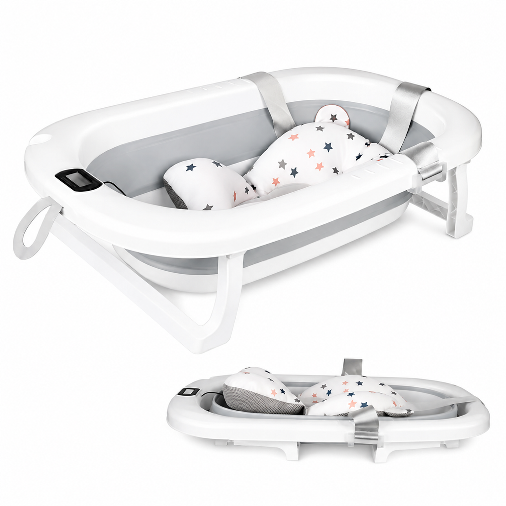 Baignoire Pliable pour Bébé avec Thermomètre Intégré