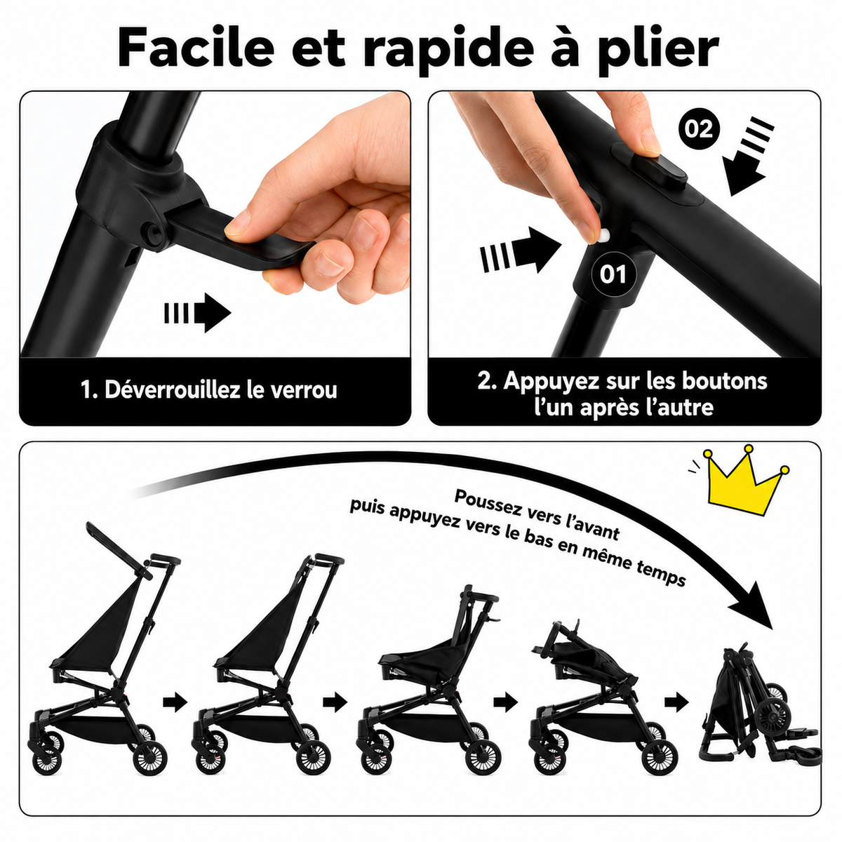 Poussette Compacte Eva