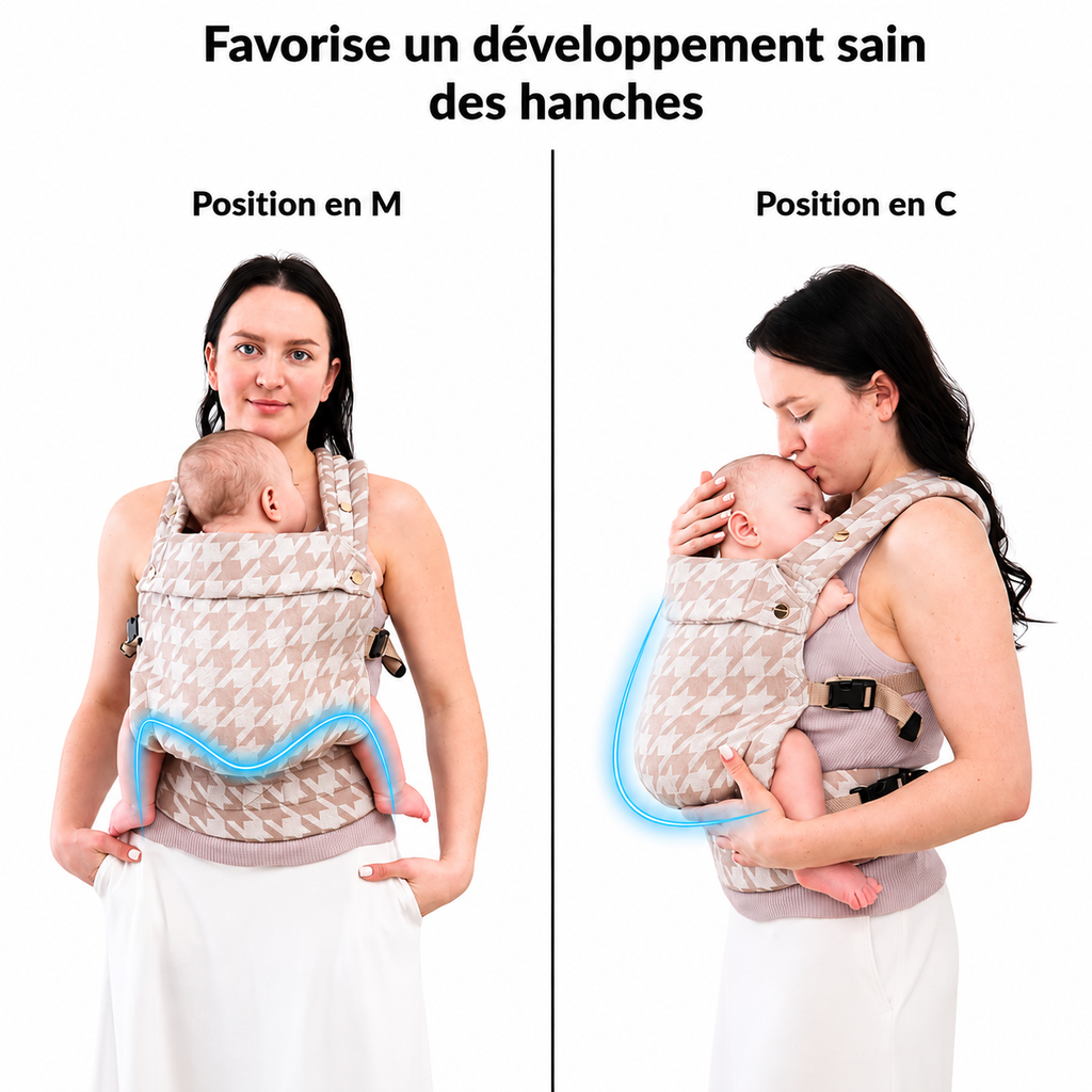 Porte-bébé Physiologique 4 Positions