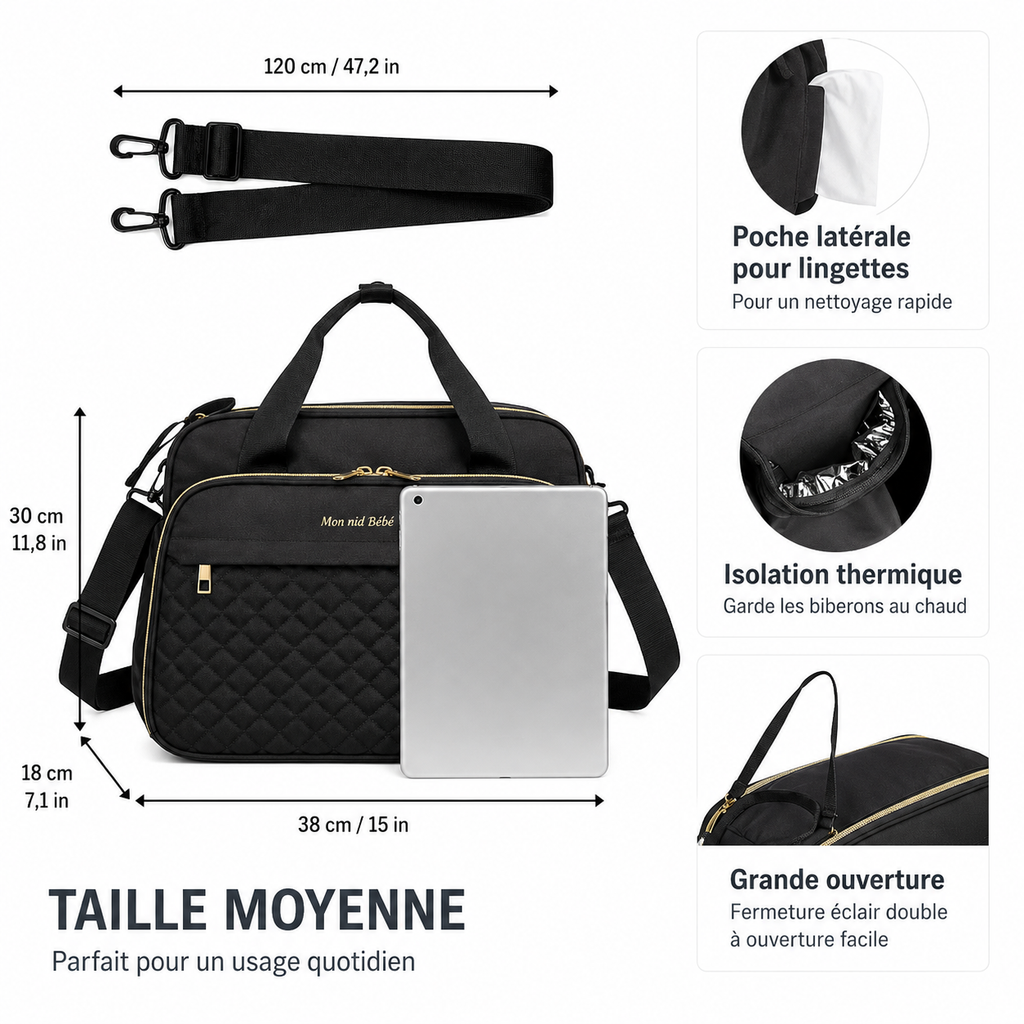 Sac à Langer à Bandoulière