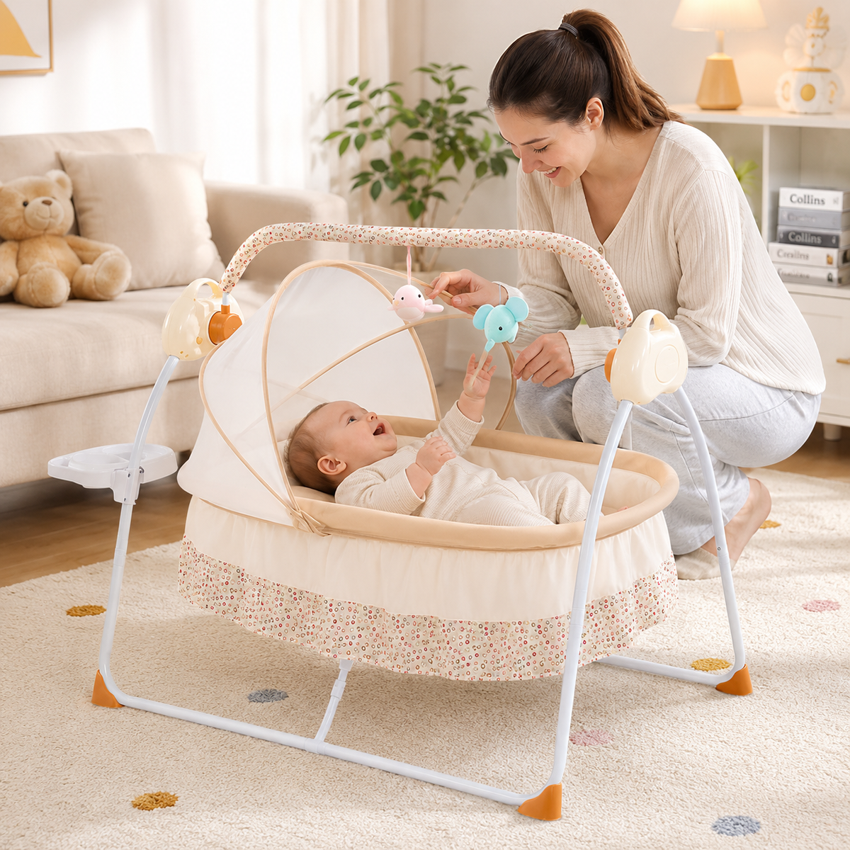 Berceau Électrique Automatique pour Bébé