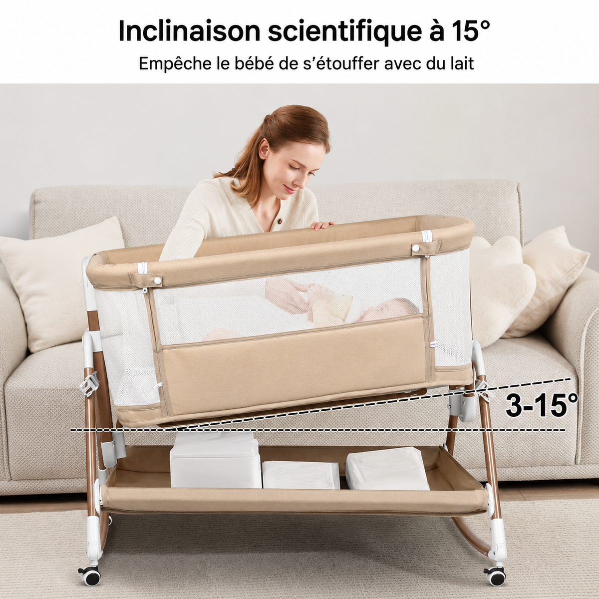 Lit Bébé Cododo 3-en-1