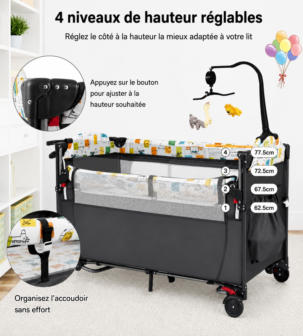 Lit Bébé Cododo Convertible 5-en-1