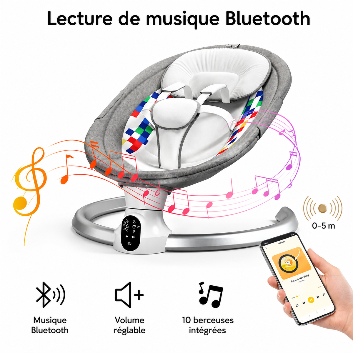 Balancelle Électrique pour Bébé