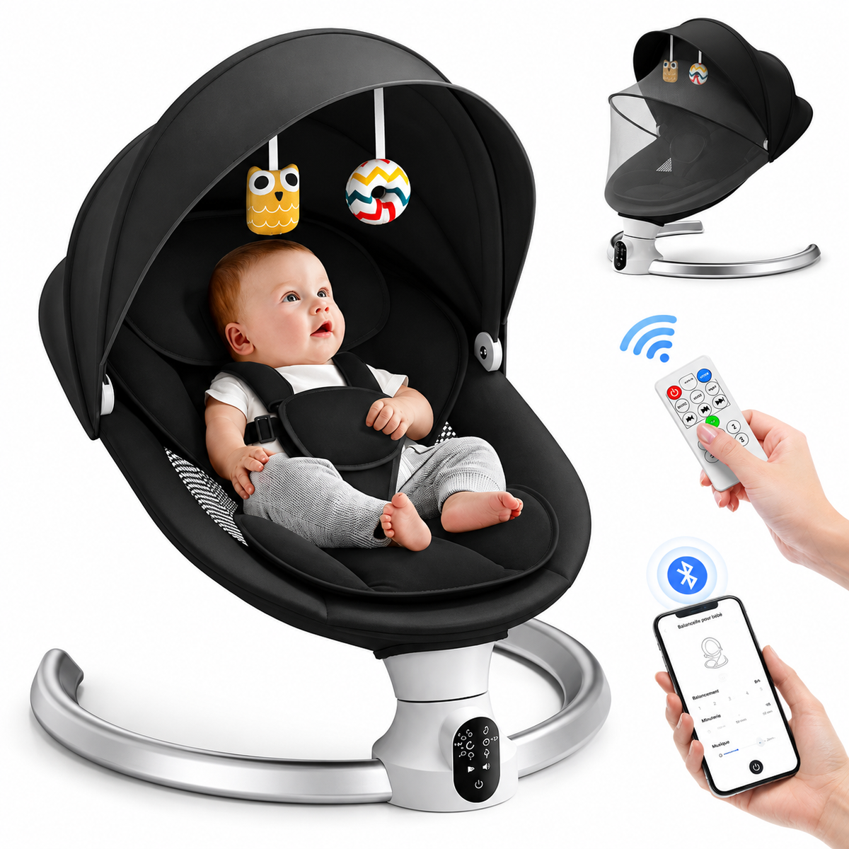 Balancelle Électrique pour Bébé