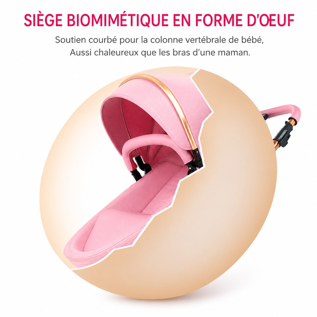 Poussette 3 en 1 Blossom