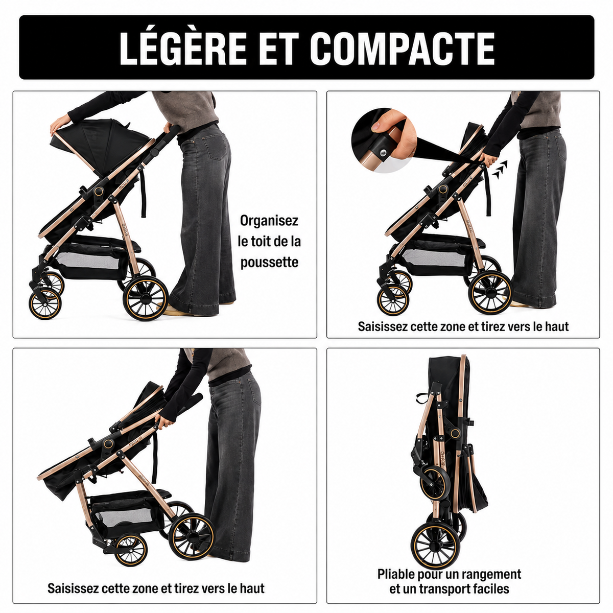Poussette 3-en-1 Auréa