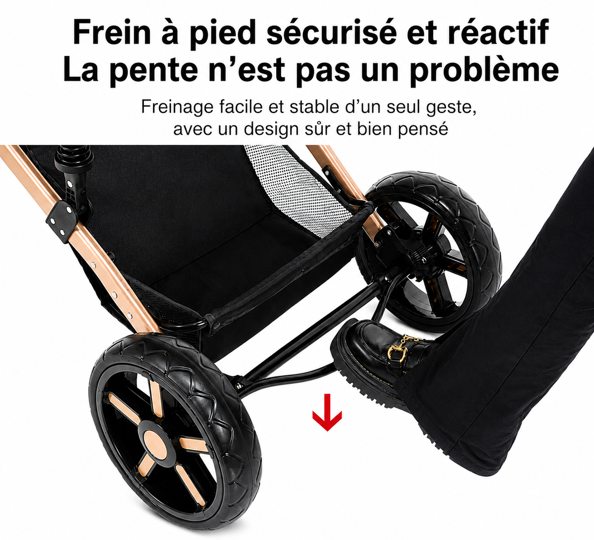 Poussette 3 en 1 Élégance